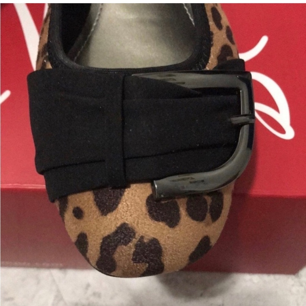 EUC/Like-New Impo DAELA Stretch Slingback Flats With Original Box Women Size 6M - Picture 3 of 7